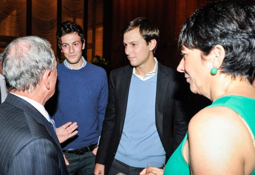 robinmonotti's tweet image. Jared Kushner and Ghislaine Maxwell.

There is nothing to see here.

Scroll on. 

Trust the plan.

4D chess!