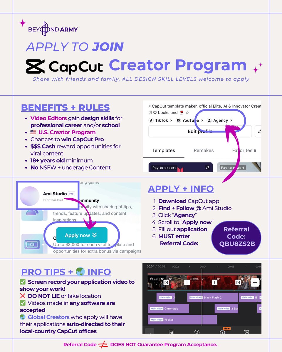 Join the #CapCut Creator Program and help #BTS_ARIRANG succeed by ...