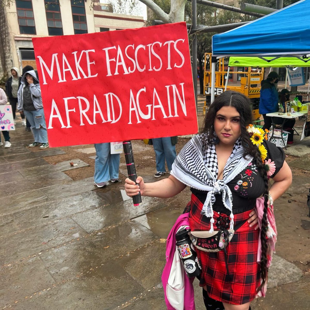 “Make fascists afraid again.”