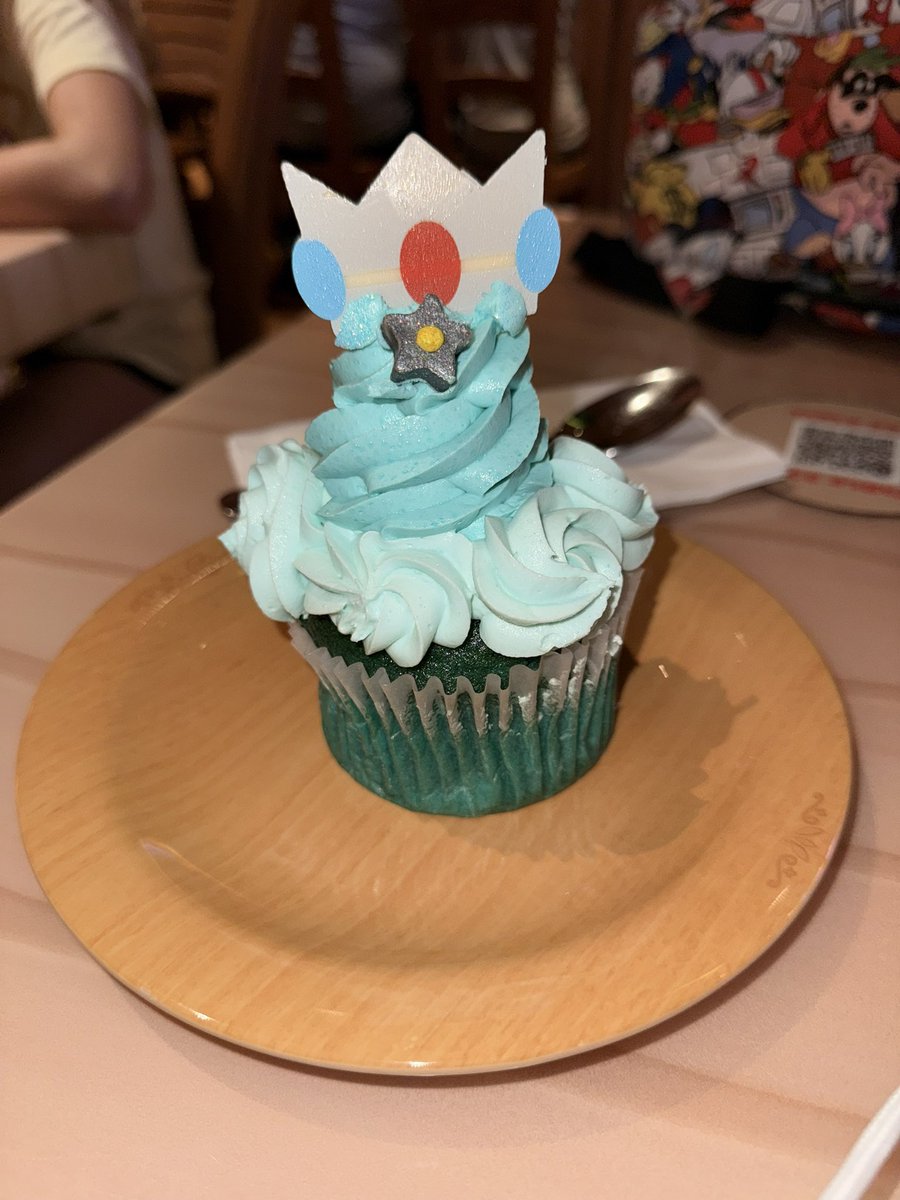 SpeculationMatt's tweet photo. The celebration of The Super Mario Galaxy Movie continues with the Rosalina Cupcake at Toadstool Cafe! https://t.co/bG5TzPKIdL