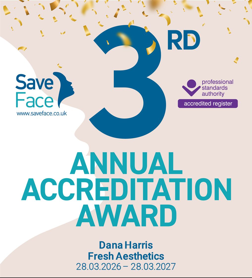 SaveFaceUK's tweet image. A big thank you to Dana Harris of Fresh Aesthetics for renewing her Save Face accreditation for the  3rd year running. Explore her accredited clinic here: buff.ly/iwsXBjp? 
#ThirdYear #Wednesbury #SaveFace #SafePractice #StaySafe #Injectables #Aesthetics #AntiWrinkle