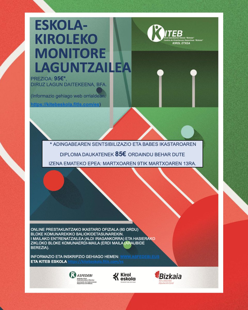 Kirol eskola tweet media