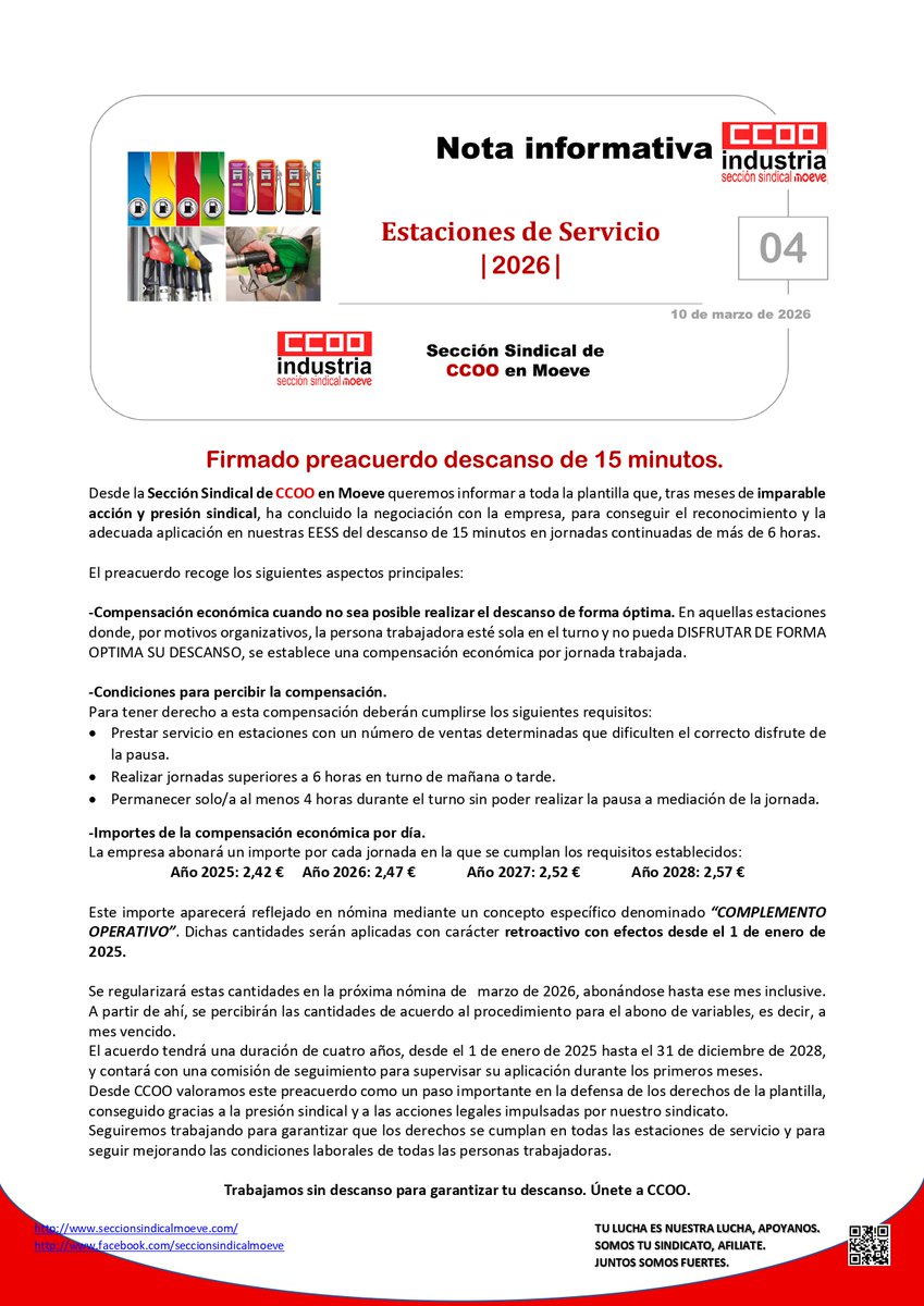 moeveccoo's tweet photo. Descanso de 15 minutos. @MoeveGlobal #prevencion https://t.co/NpyH1DlSQX