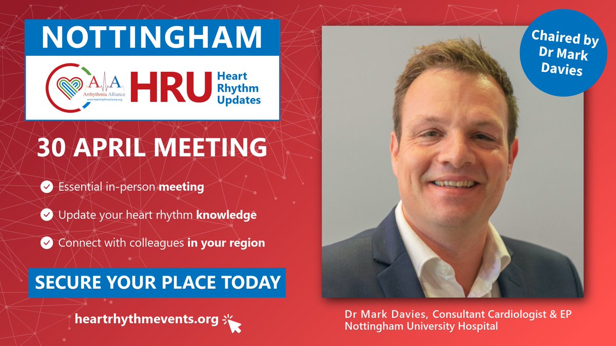 KnowYourPulse's tweet image. Join Dr Mark Davies &amp;amp; top specialists for sessions from CSP vs. CRT to functional VT ablation strategies. Register: heartrhythmalliance.org/stars/uk/aa-he… #HRU2026 #EPEEPS