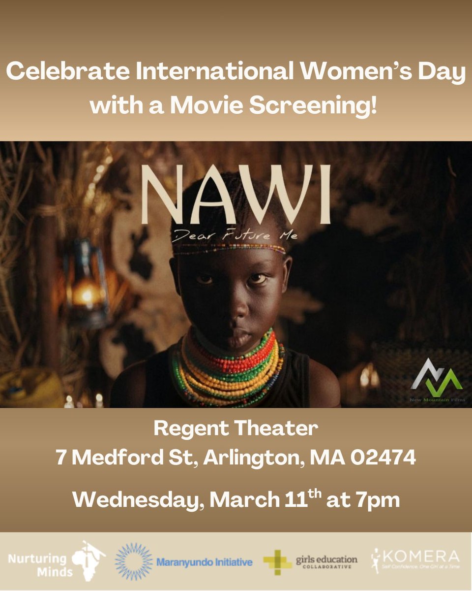 Maranyundo's tweet photo. Hope you'll join us to celebrate Int'l Women's Day! 

Last chance to buy your $12 discounted tickets today through Maranyundo (full price- $20 tickets) and join us for a special Q&amp;A panel discussion with the writer, director, and co-hosting partner organizations! 

Link in bio! https://t.co/Fs4vGs4AF8