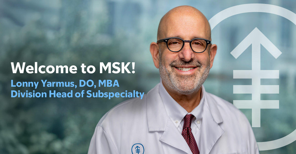 Memorial Sloan Kettering Cancer Center tweet media