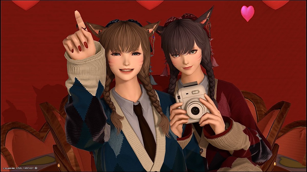 Tiro_f14's tweet photo. ミコッテの双子コーデ
可愛くて中毒性あるね🐈⬛🐈⬛
#ミコッテ #FF14 #MAI_Studio https://t.co/L0vsJOp0c6