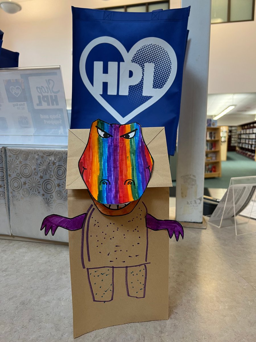 HamiltonLibrary's tweet image. Puppet Making Par-tyyy!
Bring the kiddos after school this Thursday, March 12, 4-5pm to create a puppet and learn how to bring them to life! Explore our puppet stage and meet a few of our most loved puppets with #TeamHPL events.hpl.ca/event/15506103
#HamOnt #LibraryFun #Libraries