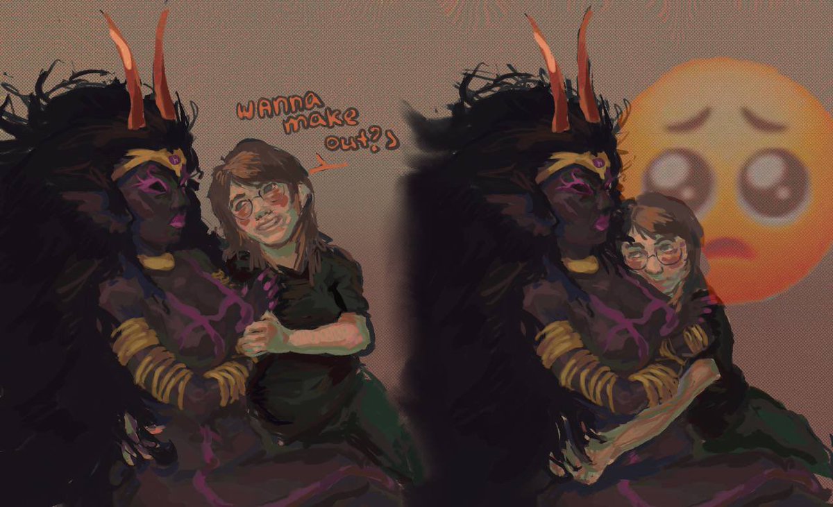Baannanche's tweet photo. #homestuck #thecondesce #herimperioscondescendion #selfship https://t.co/3BNWt5zcfm