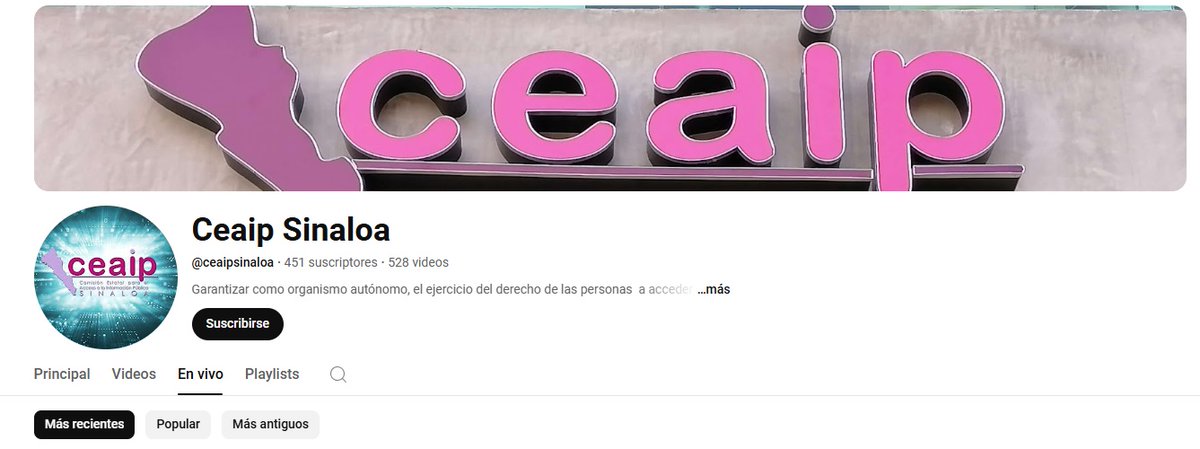 ceaip_sinaloa's tweet image. No se pierdan hoy la sesión ordinaria de Pleno de #CEAIP número 9 de este 2026. 📢

Podrán seguirla en esta página  de Facebook y nuestro canal de YouTube :

youtube.com/@ceaipsinaloa ⬅️