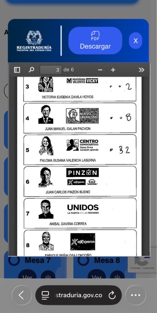 sergiortegaz's tweet photo. @PalomaValenciaL Deje de mentir Paloma, ud no sacó esa votación, ya existen pruebas de que la inflaron con fraude en los E-14. Así fue como ganó Duque, con el fraude hecho por la @Registraduria. No pasarás tramposa. https://t.co/vrZnY5yjzK