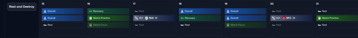 FMDelicious's tweet photo. This setup + manual 2-day rest after matches is magic.
#FM26 #FootballManager #FMTips https://t.co/gAzjERquzm