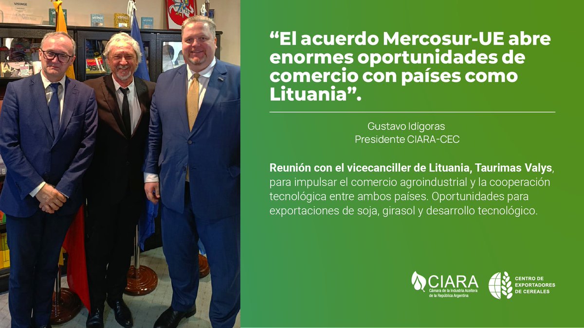 Cámara de la Industria Aceitera Argentina (CIARA) tweet media