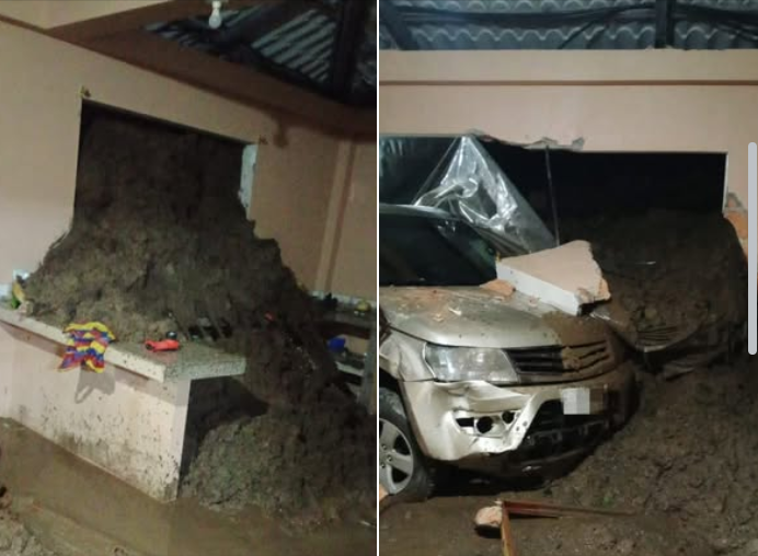 Aluvión destruye vivienda en el sector Javín, parroquia Ducur - publicada en Noticias de la Provincia del Cañar - Ecuador - noticiasdelcanar.com/2026/03/10/alu…