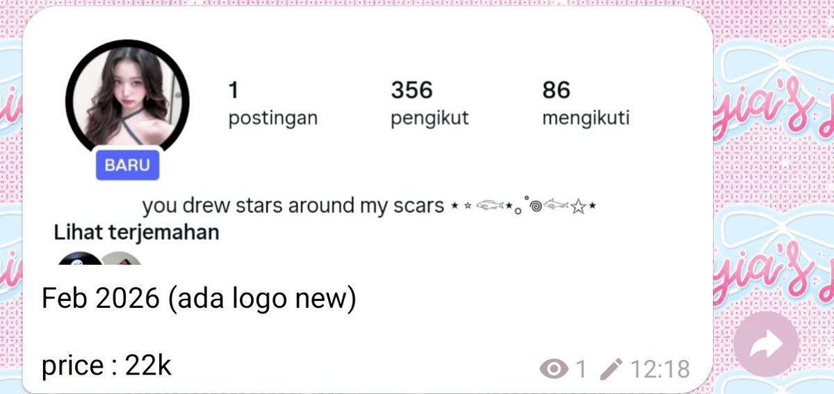 mayia ♪ jual akun ig @ tag after dm! tweet media