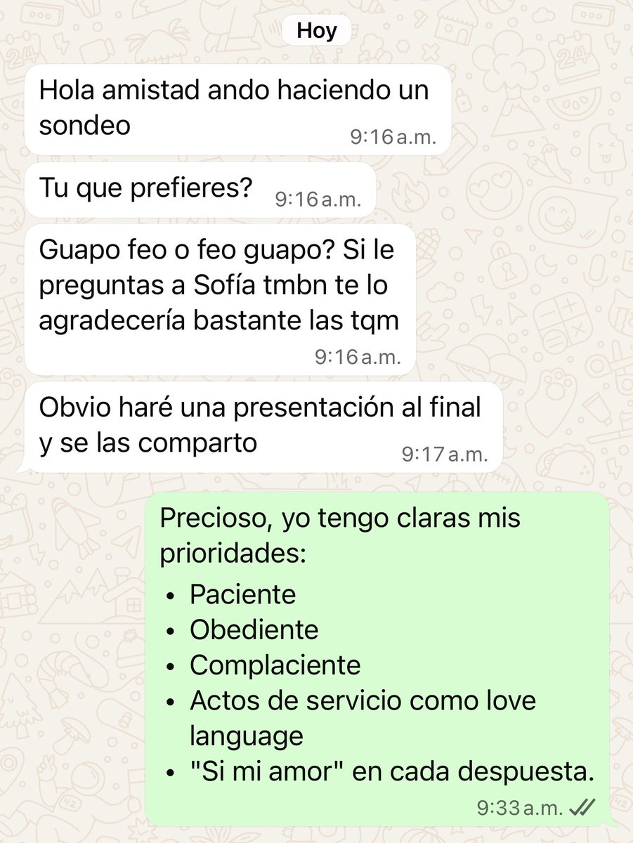 Buenos días de introspección.