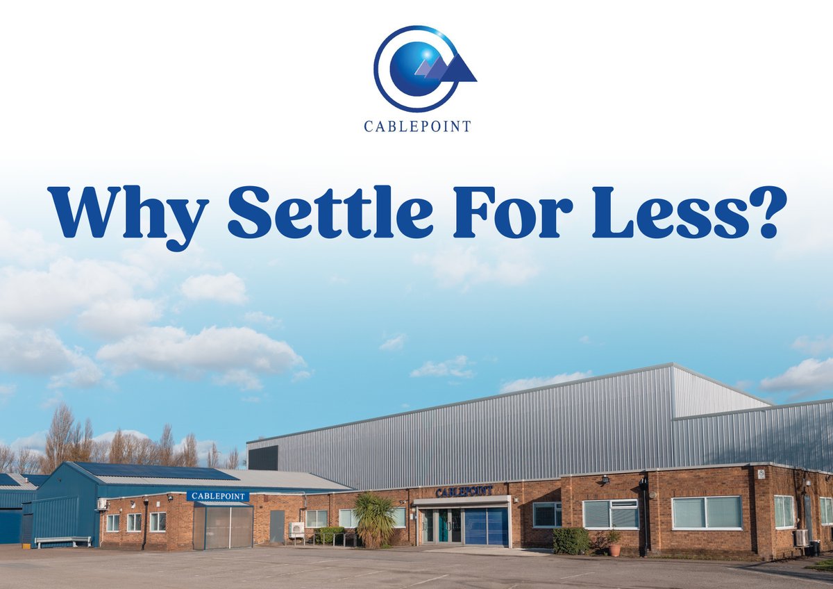 UK quality. Real support. Trusted performance. Because when quality matters, why settle for less?

#Cablepoint #UKManufacturing #MadeInBritain #CableAssemblies #EngineeringUK #AutomationUK #QualityEngineering