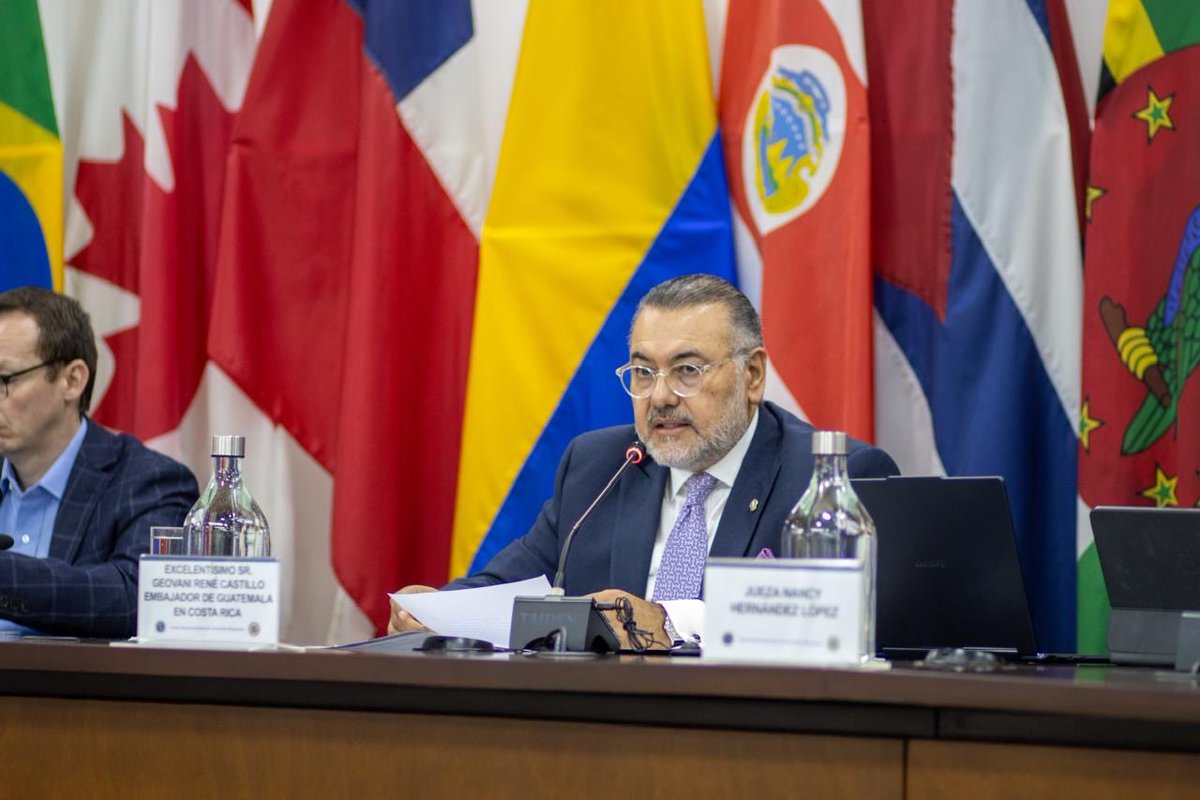 EmbajadaCR's tweet photo. La @EmbajadaCR, junto a la Corte IDH, organizó el conversatorio “Acciones y retos para garantizar la igualdad de las mujeres en el goce de los derechos políticos”, en el marco del Día Internacional de la Mujer. https://t.co/TUmXYoThKy