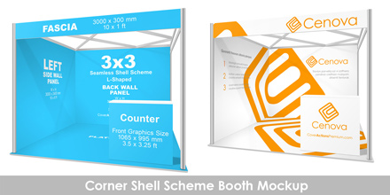 Hazran2's tweet image. 3×3 Seamless Shell Scheme Corner Booth Mockup
coveractionspremium.com/trade-show-exh…

#PhotoshopMockup #GraphicDesign #ExhibitionDesign #3DMockup #tradeshows #boothdesign