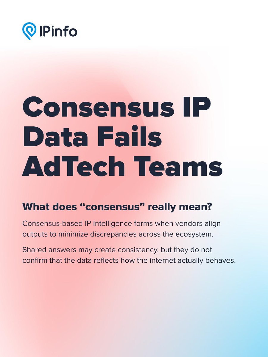 IPinfo – IP Data Provider tweet media