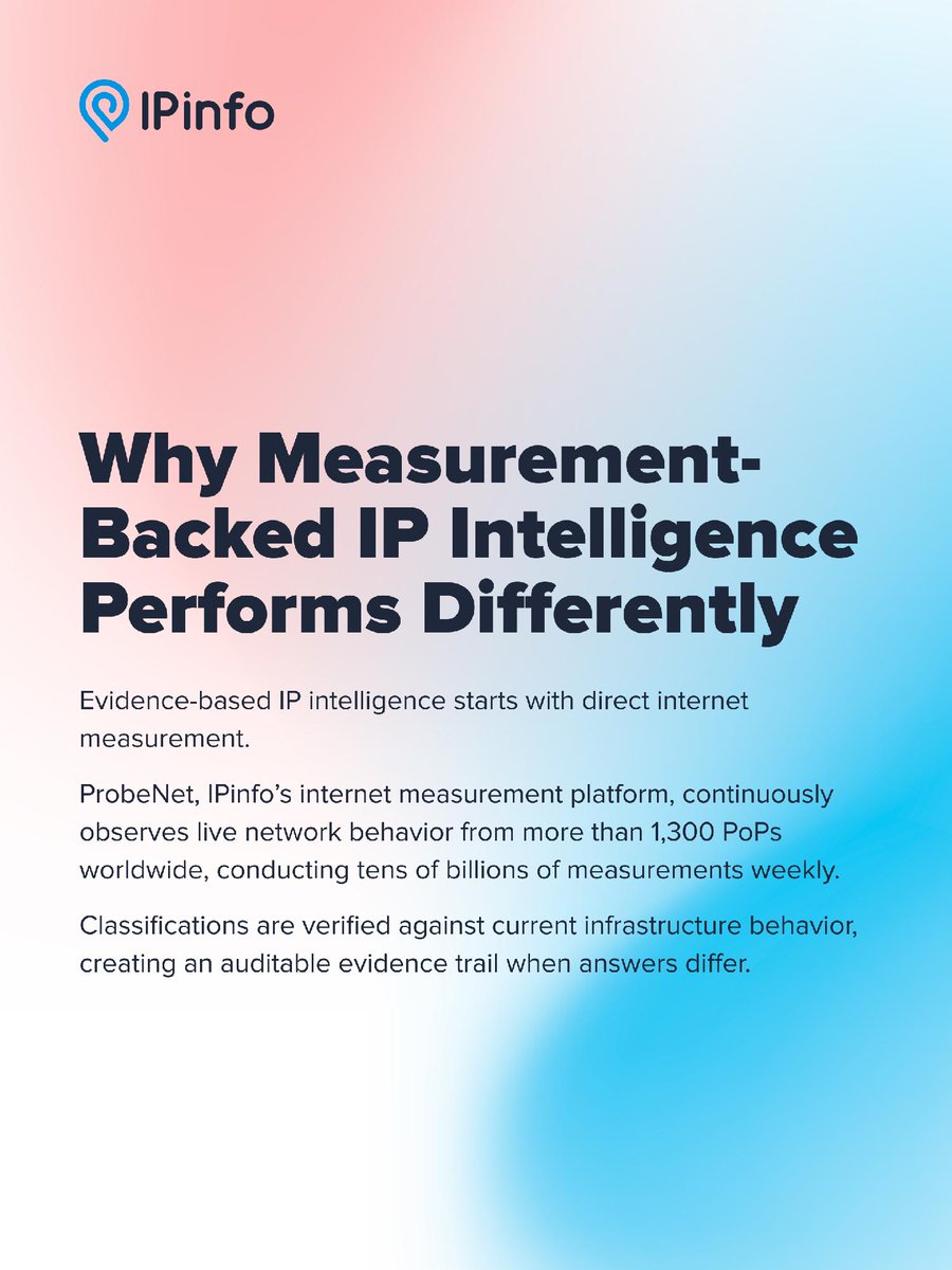 IPinfo – IP Data Provider tweet media