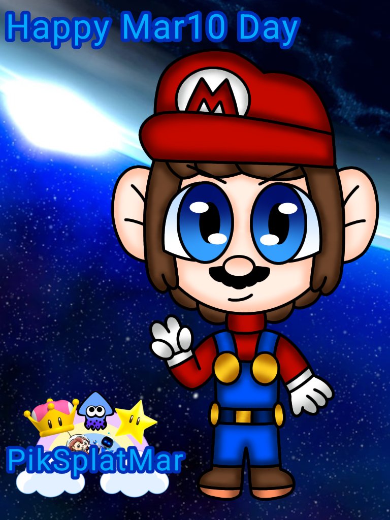 Happy Mar10 Day❤️🍄⭐🎮(2026)

❤️/♻️ are free(not forcing)
#SuperMarioBros #MarioKart #Nintendo
#SuperMarioGalaxyMovie #Mar10Day #SFW #Fanart #SuperMarioGalaxy
