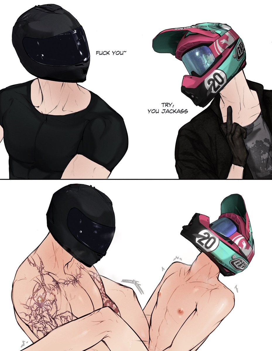 Las motos me dan miedo porque de chico me caí de una. Pero a la vez me da morbo cuando veo a dos tipos arriba de una