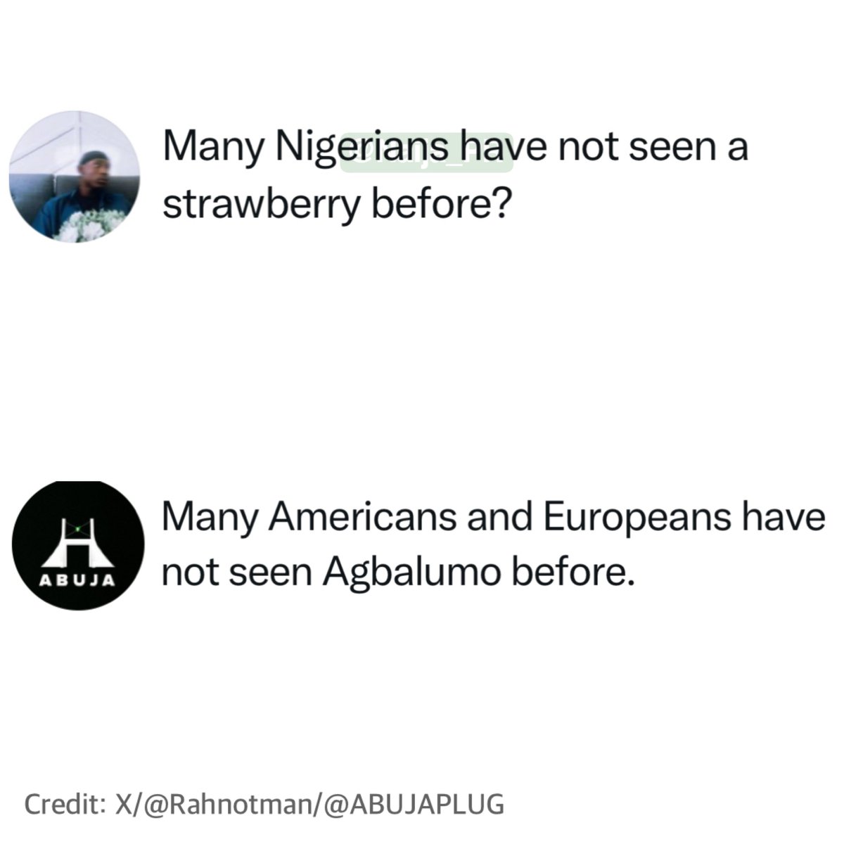 Same Strawberry that they hawk in traffic?😏