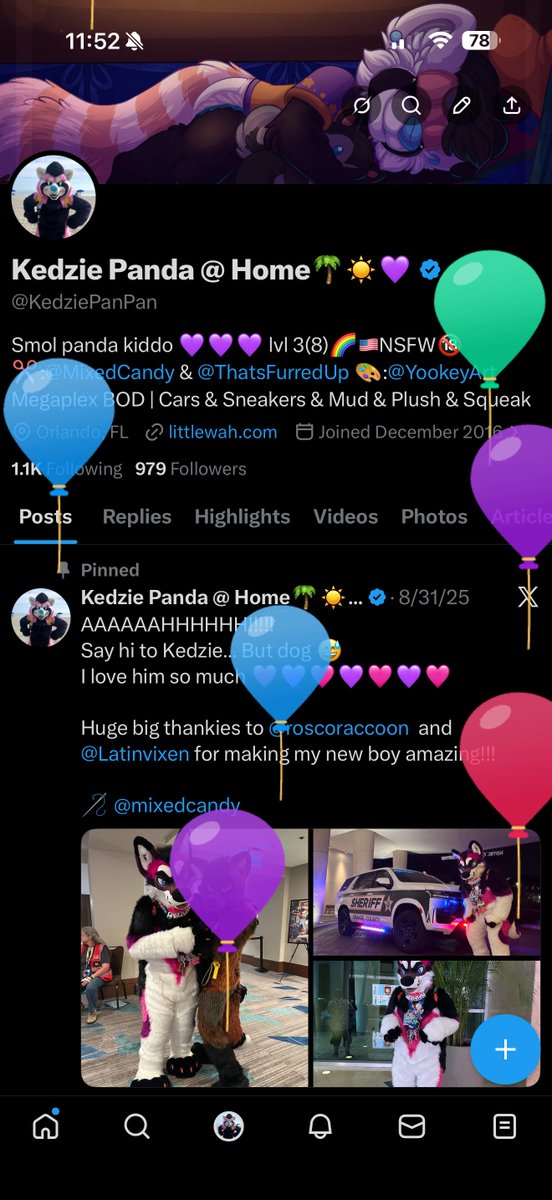 Kedzie Panda @ Home🌴☀️💜 tweet media