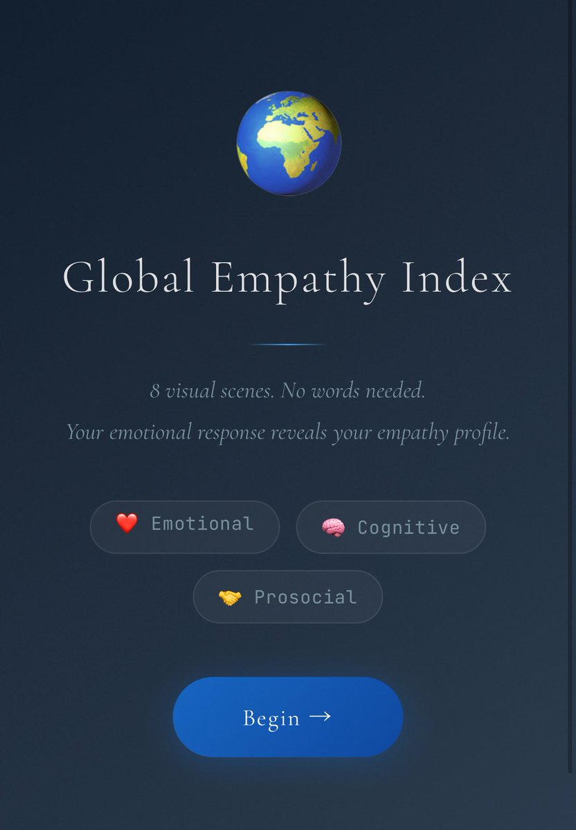 The world keeps asking "why doesn't anyone care anymore?"
The world feels heavy right now
This is a wordless visual test- no language needed-that measures how deeply you still feel.See where your country ranks on empathy
global-empathy-index.netlify.app

#ENHYPEN #Israel #Iran #IranWar