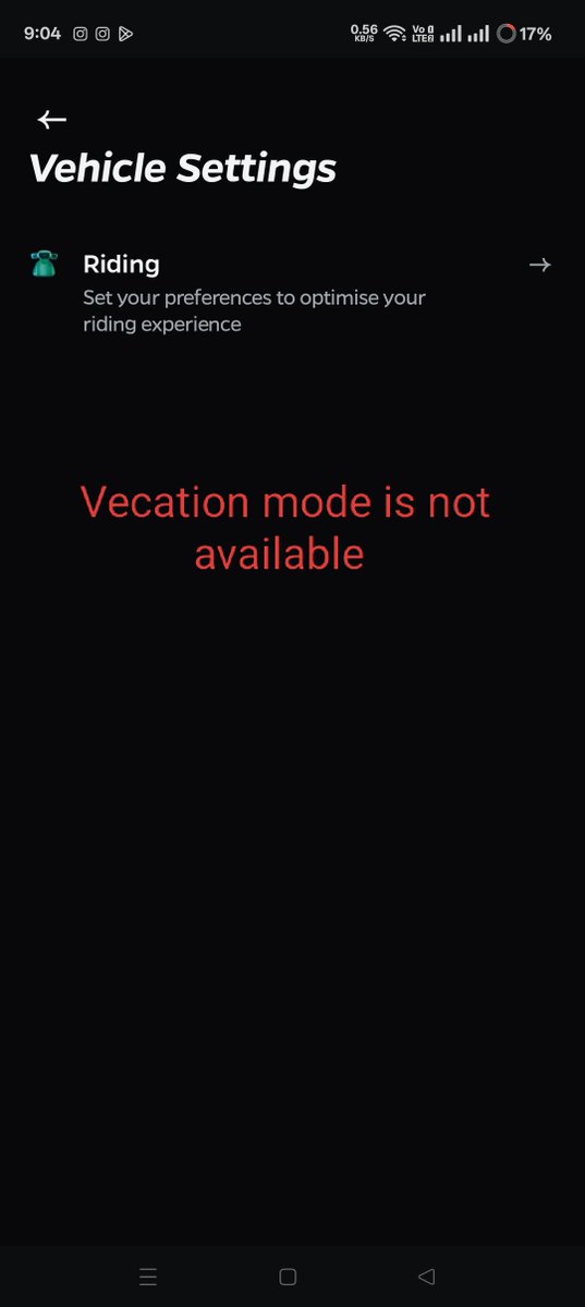 ankurpatel4you's tweet photo. @bhash @OlaElectric I have already purchased MoveOs+ Subscription but not a single feature of MoveOs+ is available in App like DIY Mode, Vacation mode and Advance regeneration is also not working. @bhash , @OlaElectric Please look into this matter. https://t.co/XFzNgJ3zOH