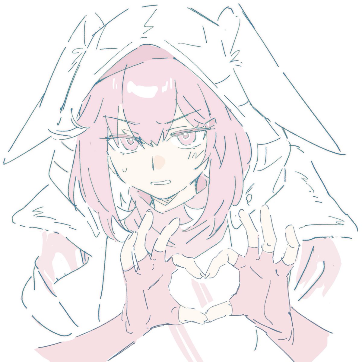 画完以后刀已经在脖子后了