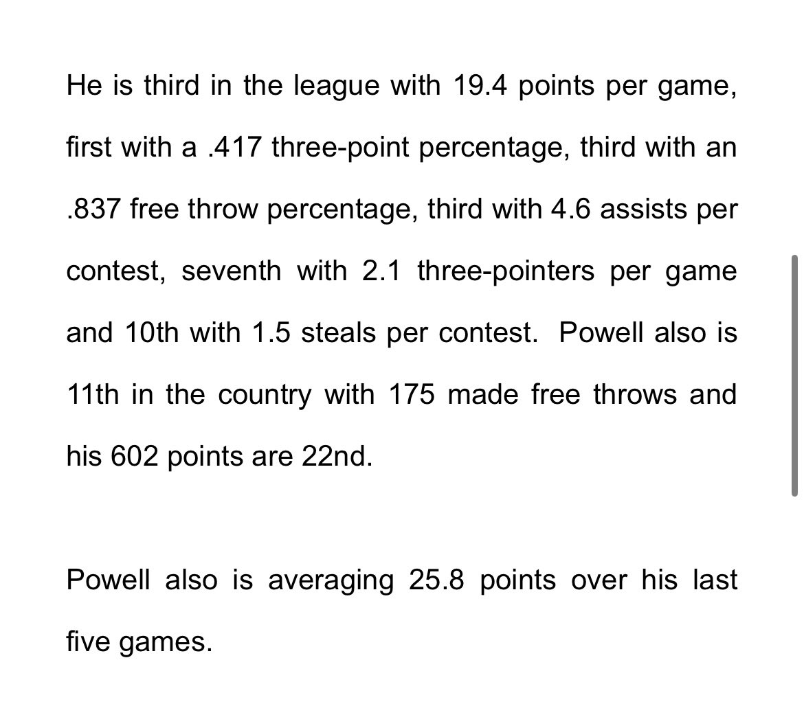 Tre Powell tweet media