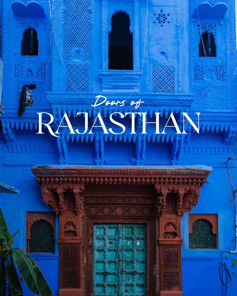 Moamoriamoi_'s tweet photo. Doors of Rajasthan ✨ https://t.co/O1T8Ld8Epw