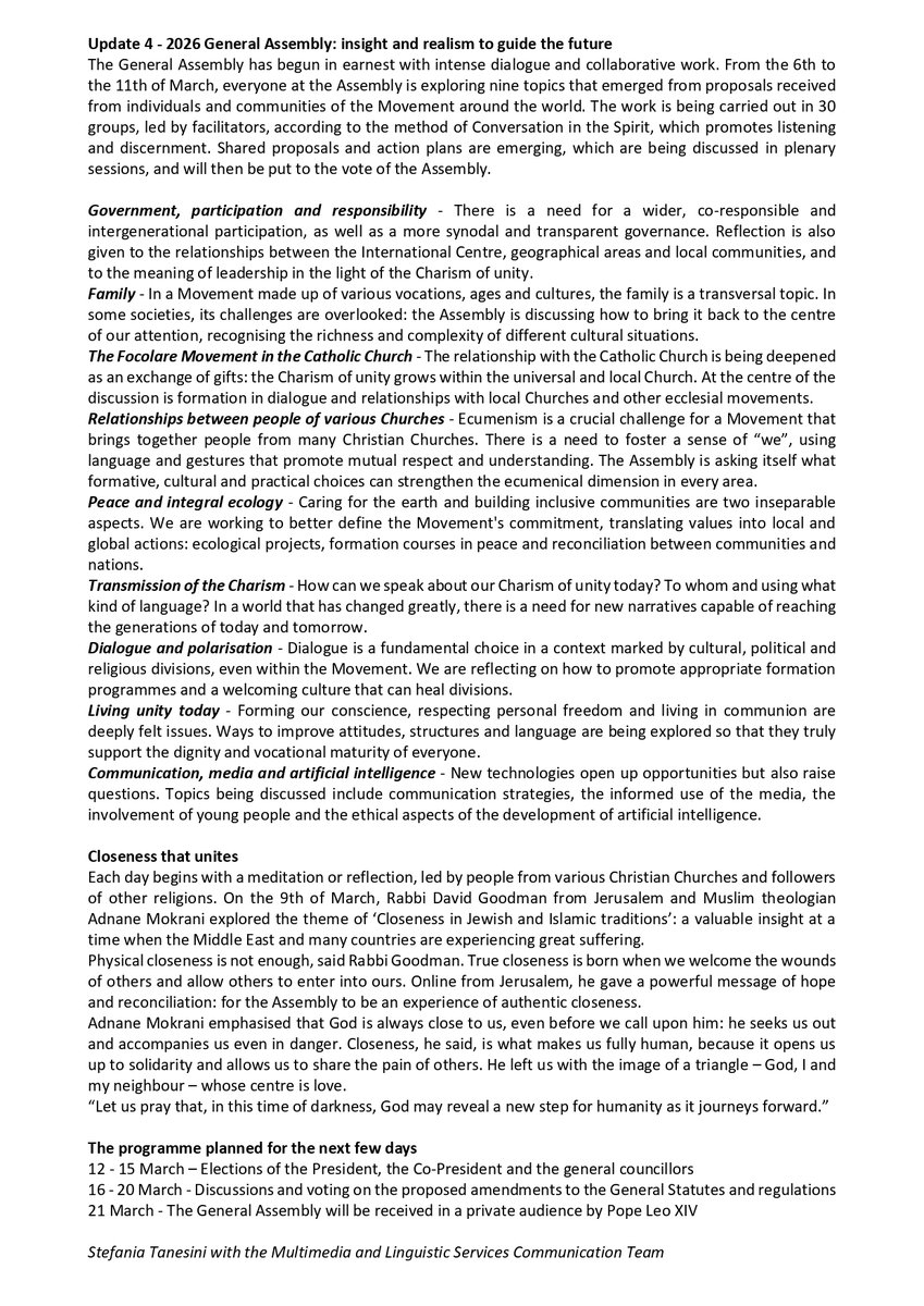 Focolare.org tweet media