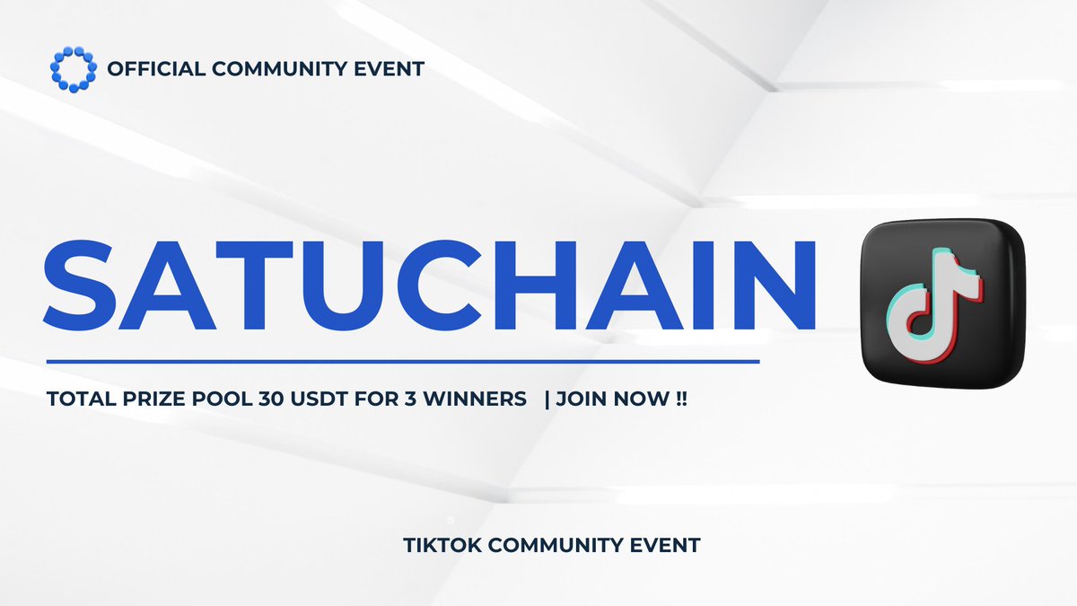 Satu Chain | Layer 1 Blockchain tweet media