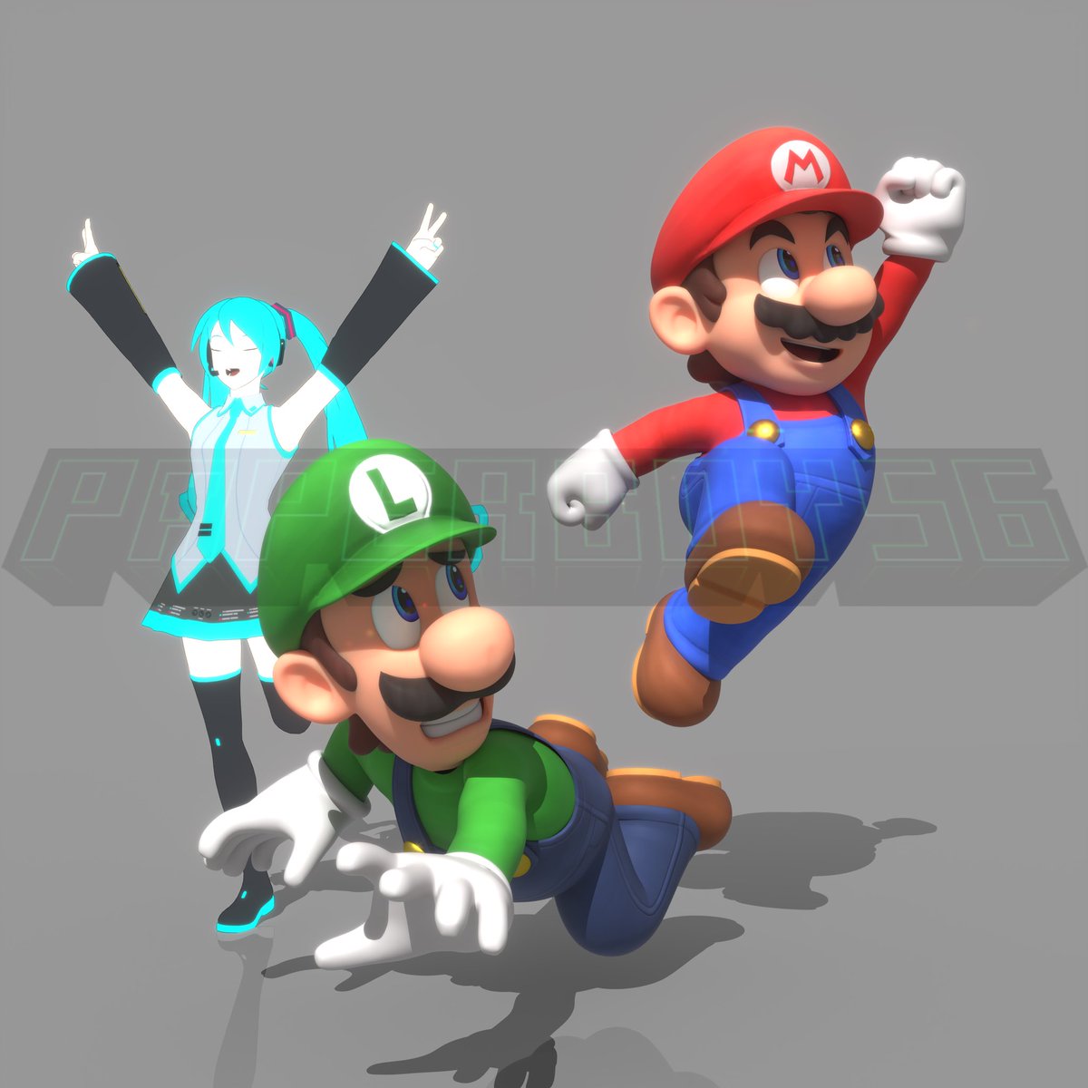 Paperboy562772's tweet photo. You know what day it is so you know that I have to post a render about it, except this time with some Miku action because why not https://t.co/GIGqQHhV3V