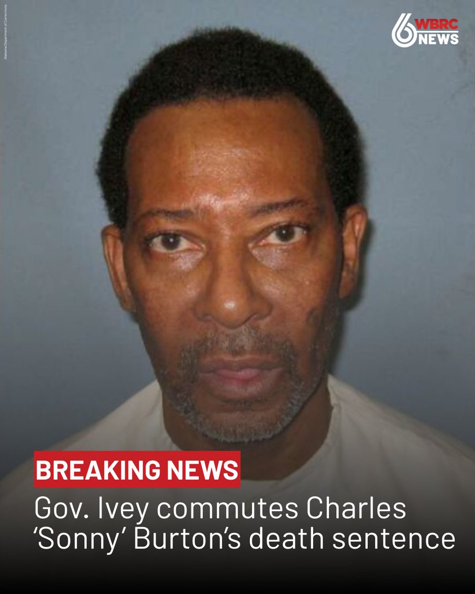 “To be clear, Mr. Burton will not be eligible for parole and will rightfully spend the remainder of his life behind bars for his role in the robbery that led to the murder of Doug Battle. He will now receive the same punishment as the triggerman." 

wbrc.com/2026/03/10/gov…