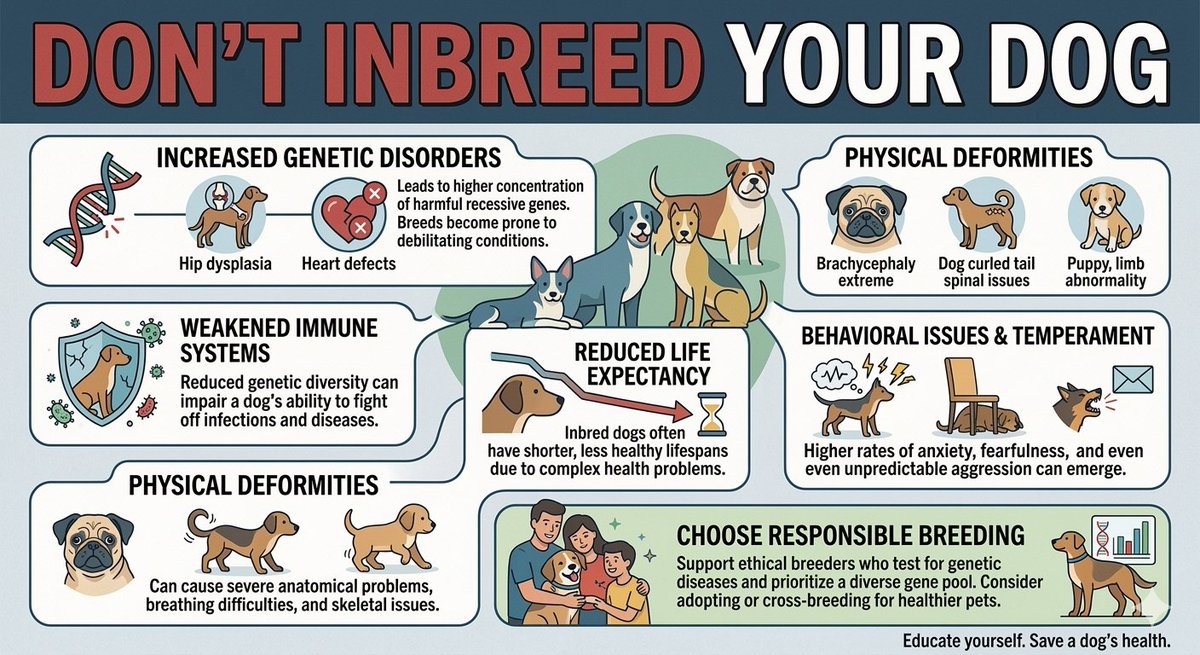 KyleTrojanMurph's tweet photo. I'm absolutely gobsmacked that this is such a controversial stance in 2026, and I'm going to say this in as simple English as I can without using fancy words.

Breeding a parent dog (father or mother) with their offspring (daughter or son) is not an ethical choice. https://t.co/gaJ3ptORRr