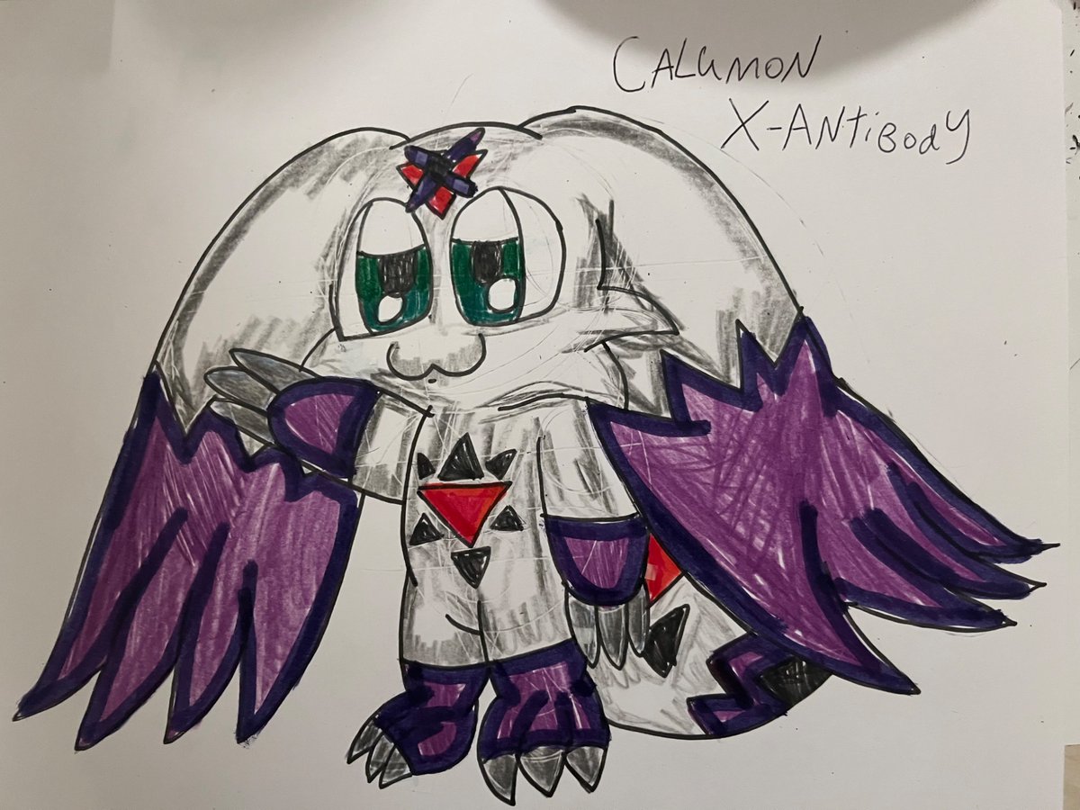 BlueVampirefox's tweet photo. The Fanmade X-Antibody forms of Calumon &amp; Neemon for your timeline. #Digimon #Calumon #Neemon #Digimonart #Fandigimon #Digimonartwork #Animeart #Animeartwork https://t.co/Tou3Lo74TI