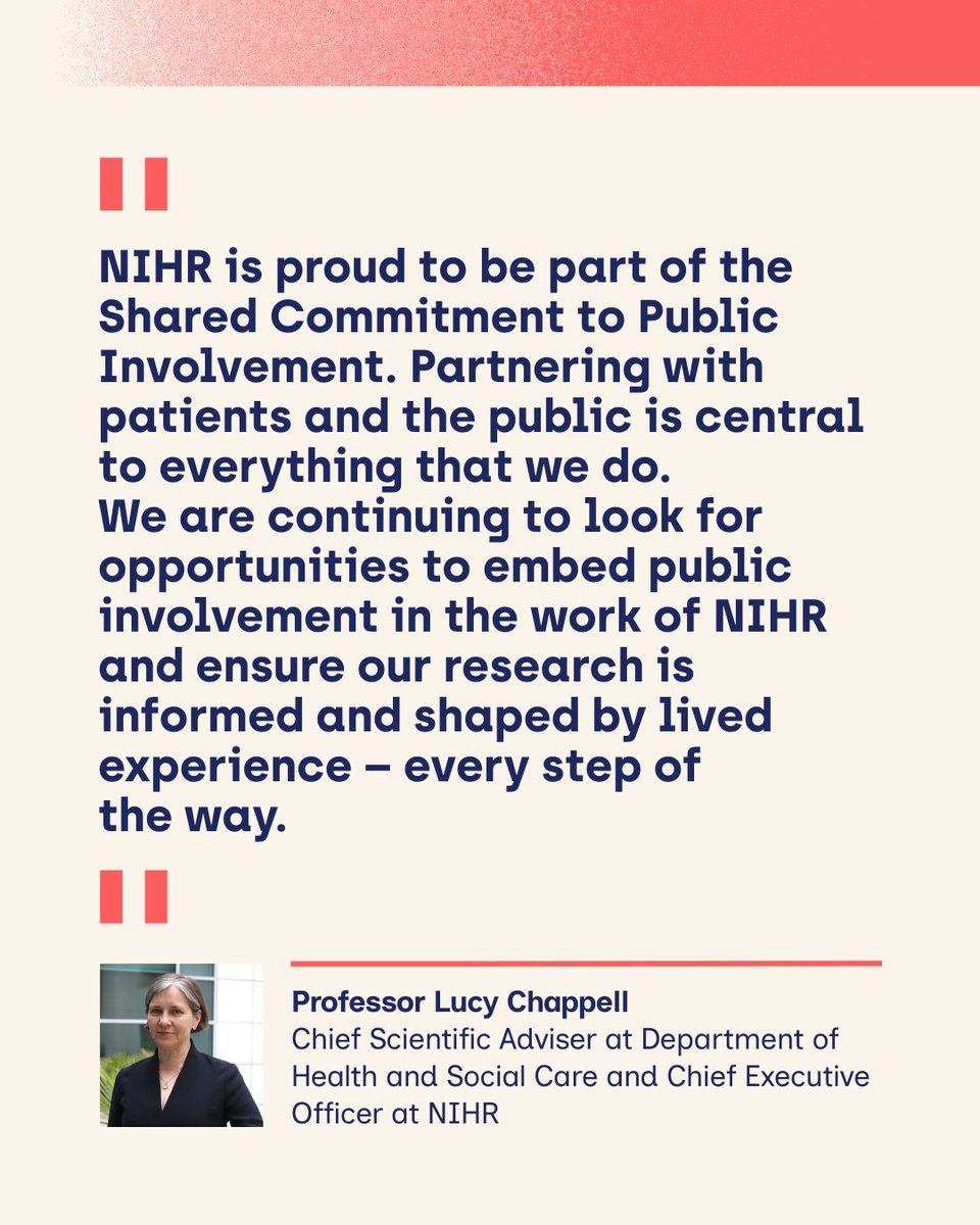 NIHR Involvement tweet media