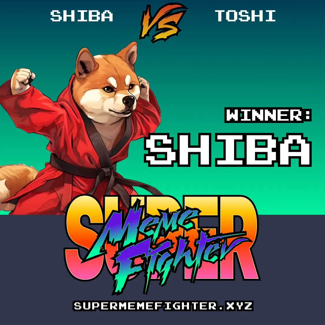 🏆 $SHIB yeets $TOSHI into the abyss! 💀

💹 PRICE PERFORMANCE
SHIB: +9.4%
TOSHI: +3.1%

💬 SOCIAL SCORE
SHIB: 0
TOSHI: 0

💥 ATTACKS COUNTER
SHIB: 0
TOSHI: 0

#SuperMemeFighter #P2E #SMF