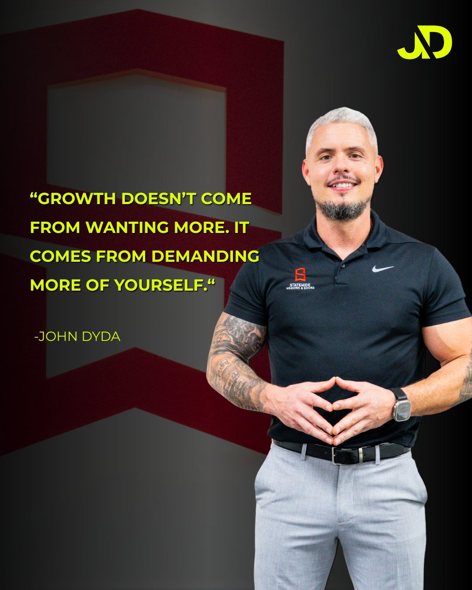 John_Dyda's tweet photo. Higher standards. Harder conversations. Better execution. The results you’re chasing are on the other side of the discipline you’re avoiding.

Read more on building real growth at https://t.co/31x6HMg5N3.

#johndyda #growthmindset #discipline #leadership #entrepreneurlife https://t.co/lP9BYhx7Si