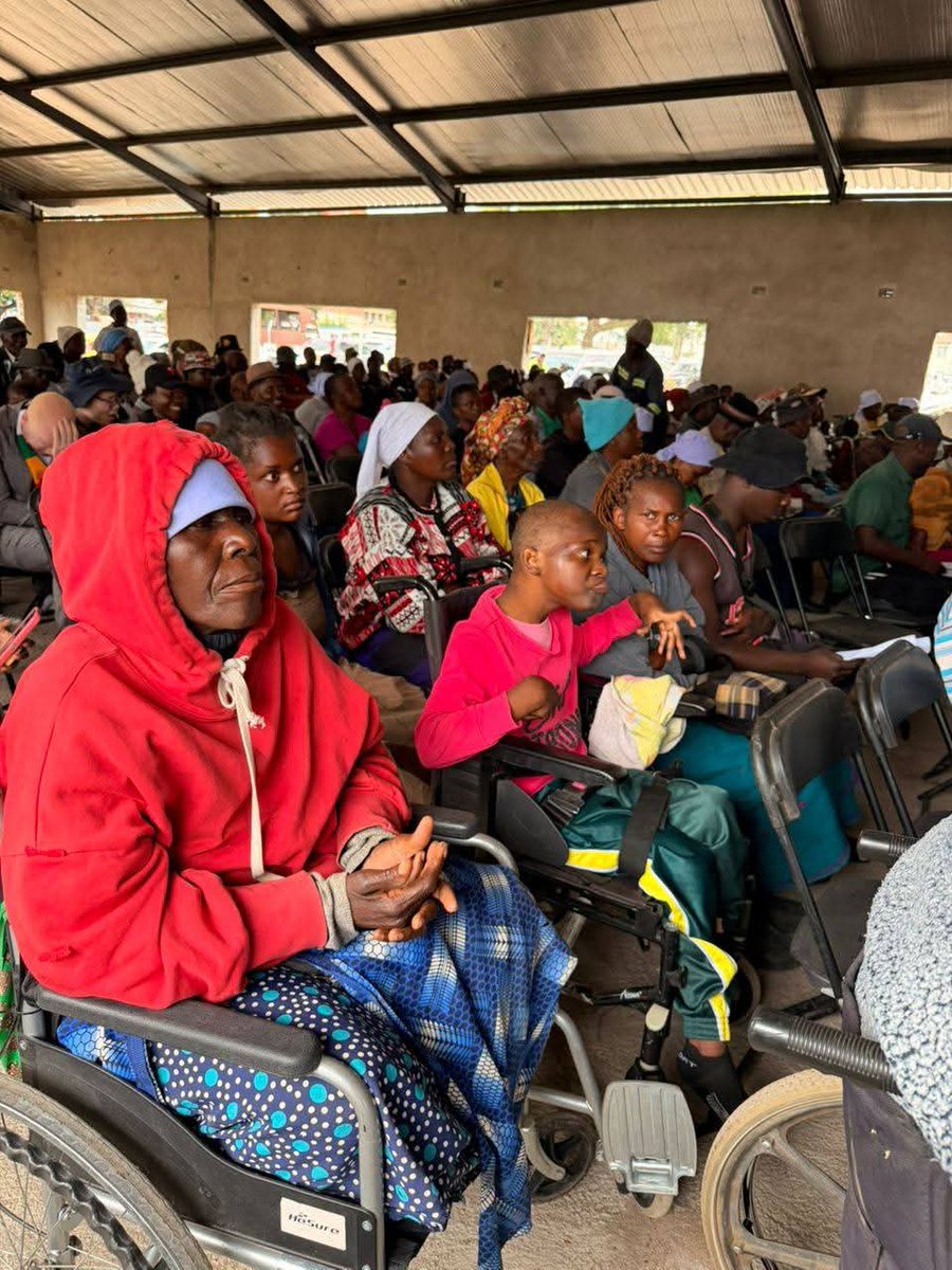 Cdevoyage's tweet photo. ZANU PF Harare Province Holds Indaba with Disabled Community, Reaffirming Its Commitment to Inclusive Empowerment, Comprehensive Support for Persons with Disabilities, and Strengthening National Unity Through Collaborative Development Initiatives Under the Second Republic https://t.co/10wHE1C8bm