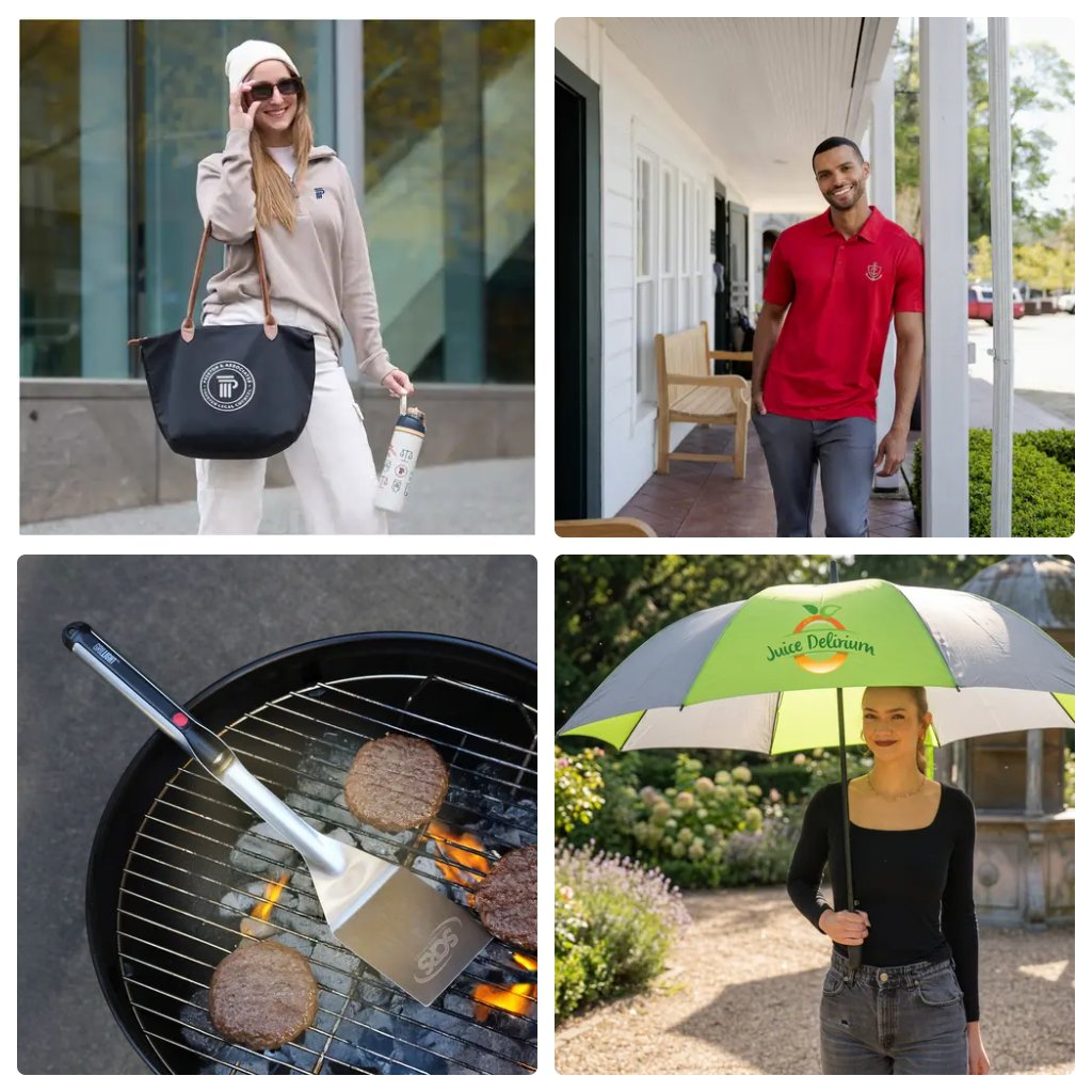 PicaMarketing's tweet photo. Have a special event coming up? Use unforgettable branded gifts to make a lasting impression on your clients and employees. https://t.co/tAWNNcBkcW #totes #polos #promogifts #umbrellas https://t.co/qTFjP7zoS5