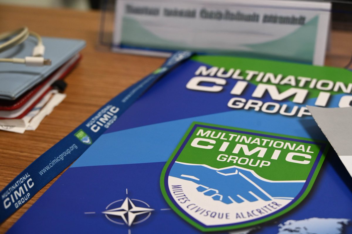 CimicMedia's tweet photo. CIMIC Tactical Operator Course (CTOC 01/26) will take place from 16 to 27 March 2026 at #MNCG HQ.

A two-week programme combining theory and practical activities focused on CIMIC at tactical level.

More info: https://t.co/qj4DkiOnux

#CIMIC #NATO #MilitaryTraining https://t.co/wUFfl504Th