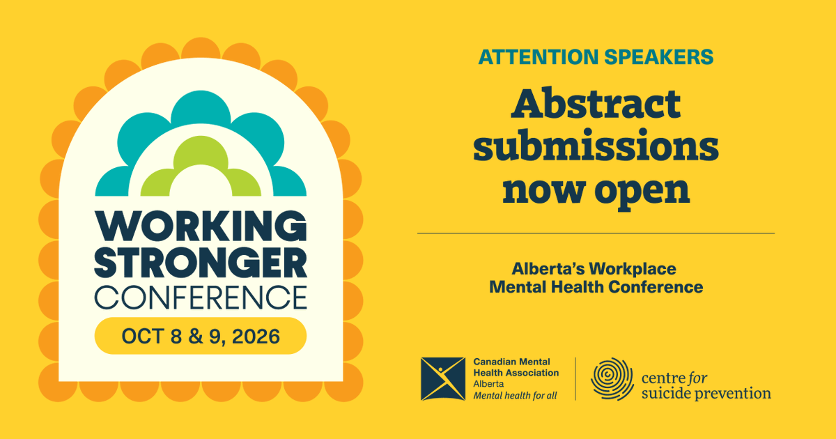 CMHA Alberta and Centre for Suicide Prevention tweet media