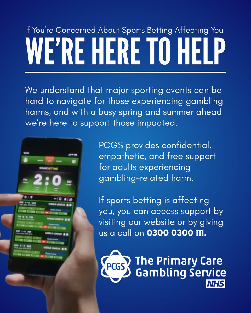 NHS Primary Care Gambling Service tweet media