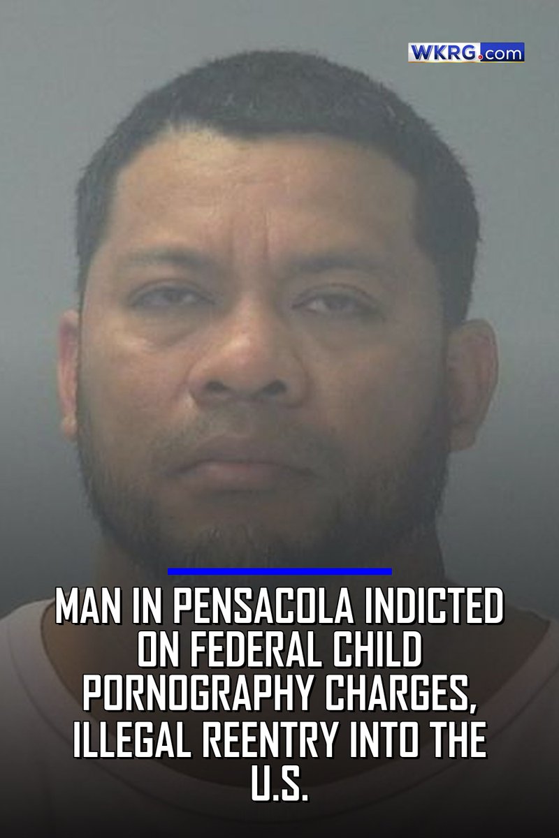 JUST IN: A grand jury has indicted a man in Pensacola on child pornography charges and illegal reentry into the United States. wkrg.com/northwest-flor…