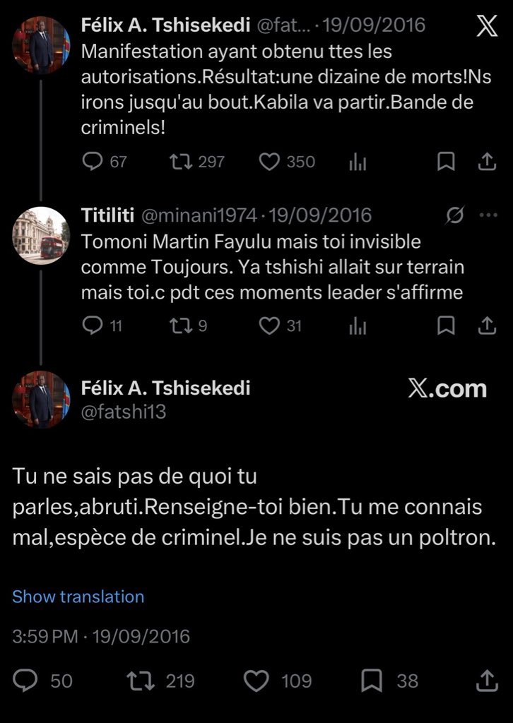 Comment Tshilombo répondait 👇👇👇